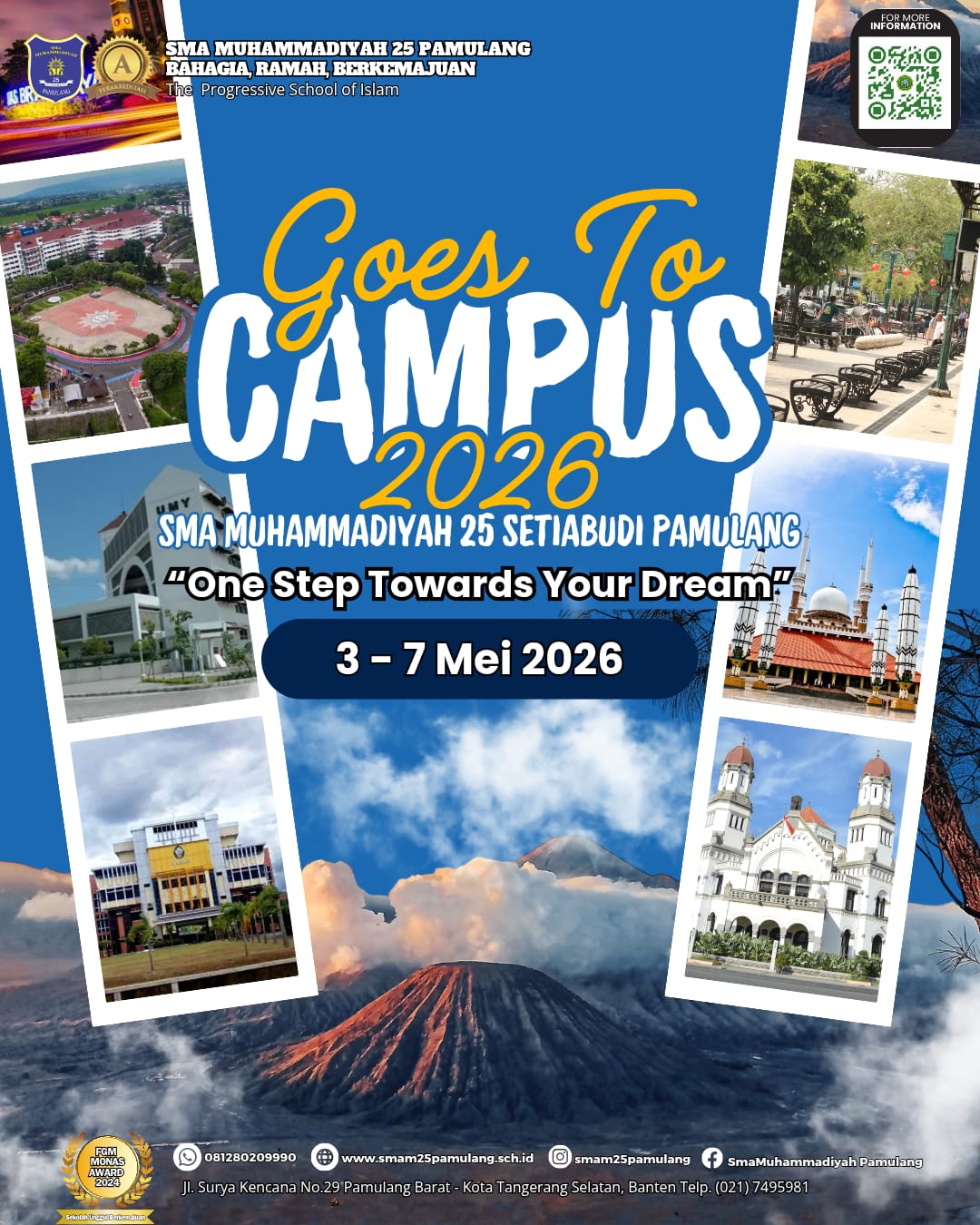 Seru dan Memorable Banget! Jelajah 3 Kota & 4 Kampus Impian di "Goes To Campus (GTC) 2026" SMAM DUMA 🚌✨